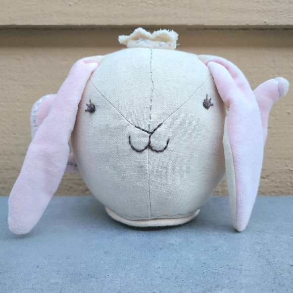 Pottery Barn Kids Plush Teapot Bunny Floppy Crown Stuffed Toy Retired Pretend Pl - Picture 2 of 11